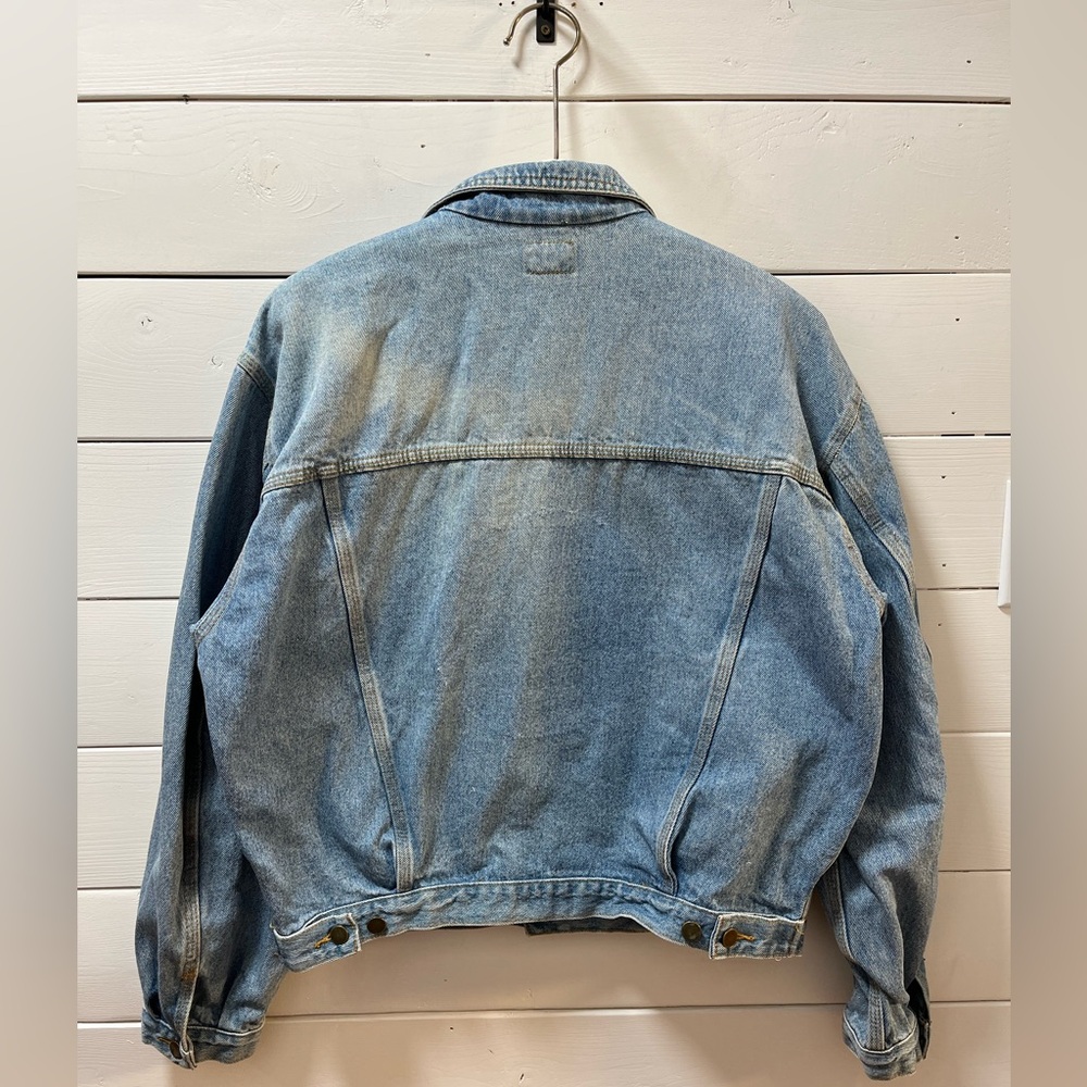 BZJ Blue Denim Jacket Size L Vintage unisex - Picture 7 of 11